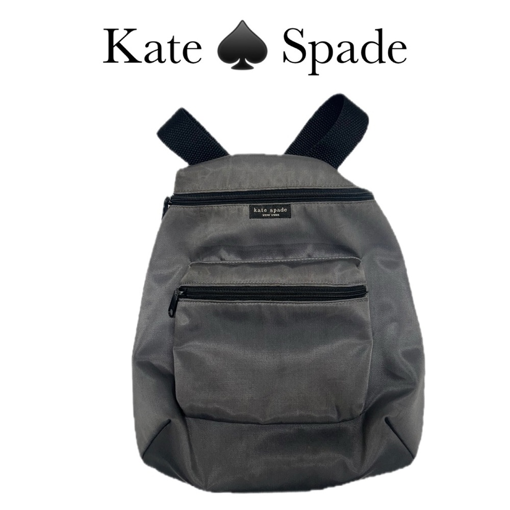 ♠️ Kate Spade Gray Nylon Backpack